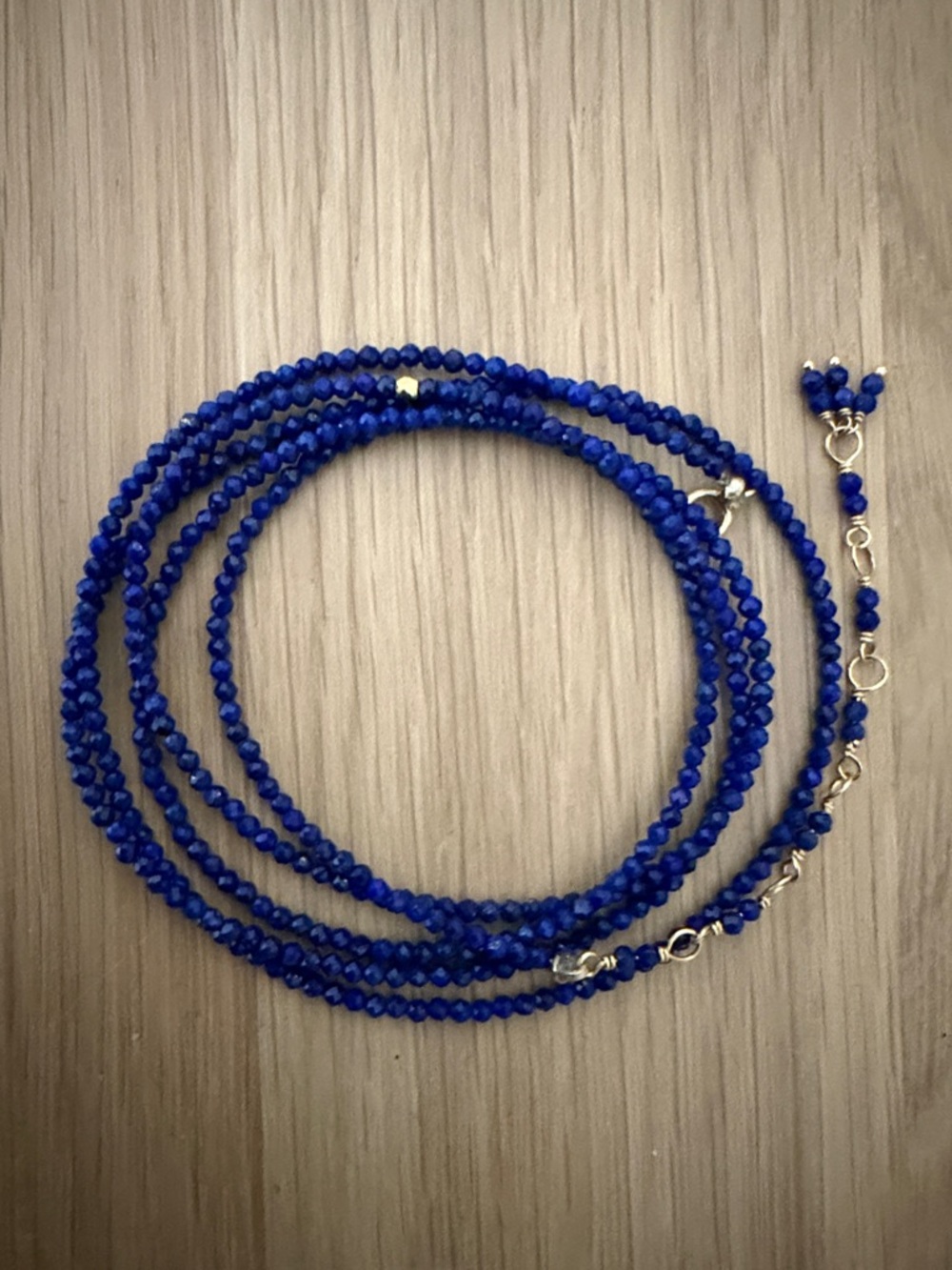 Anne Sportun Lapis Wrap Bracelet - Necklace